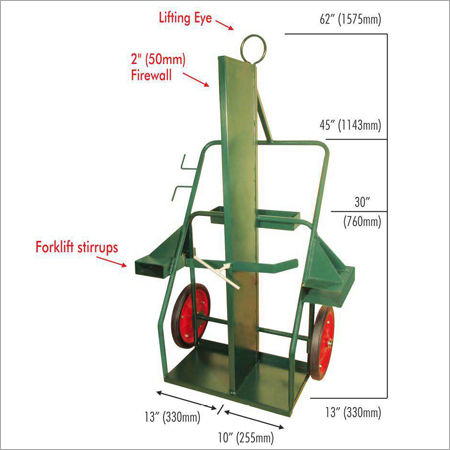 CyT16FLF Cylinder Trolley Firewall Lifting Eye & Forlift Stirrups