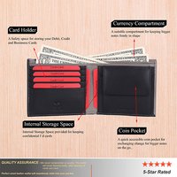Double Shade Mens Leather Wallet