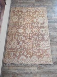 Cotton Printed Rug - 4x6 Feet Multi-color, Quick Drying And Stain Resistant With Anti-slip Design