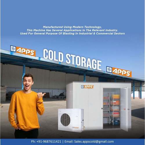 Dairy Cold Room Capacity: 4-5 Ton/Day