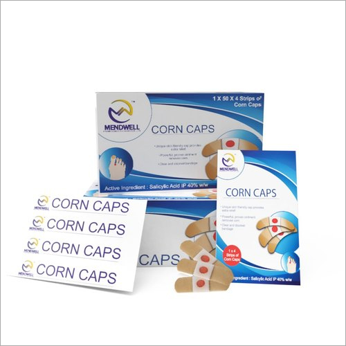 White Corn Caps Antiseptic Bandage