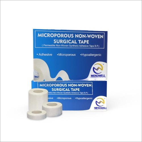 Mendwell White Microporous Non Woven Surgical Tape By PROMINENCE HEALTHCARE PRIVATE LIMITED