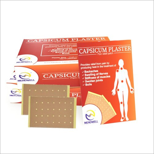 Capsicum Plaster Pain Relief Patch Age Group: Adult