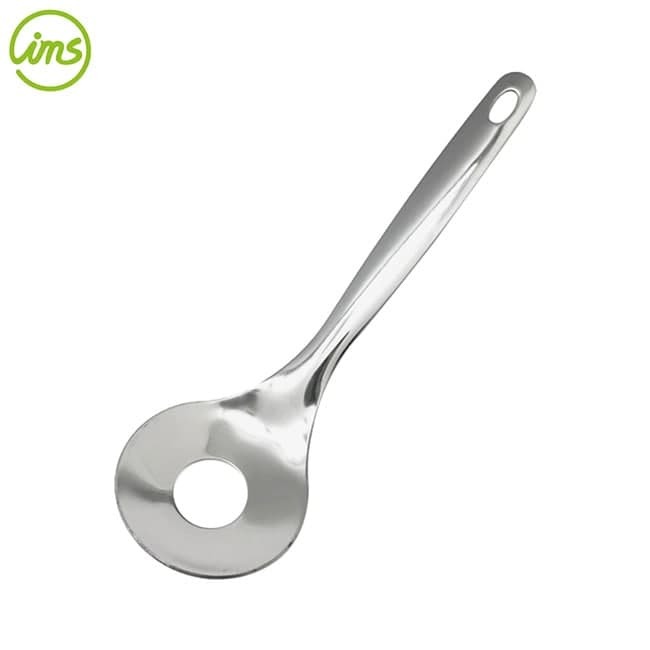 NON-STICK STAINLESS STEEL MEATBALL SPOON WITH HOLE