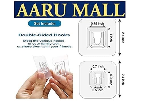 PLASTIC WATERPROOF MAGIC MALE FEMALE WALL STICKER HOOK