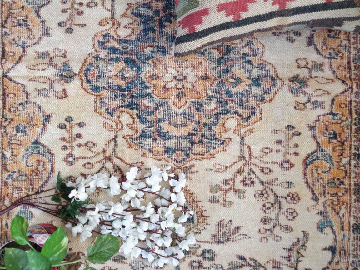 Oriental Cotton Printed Rug