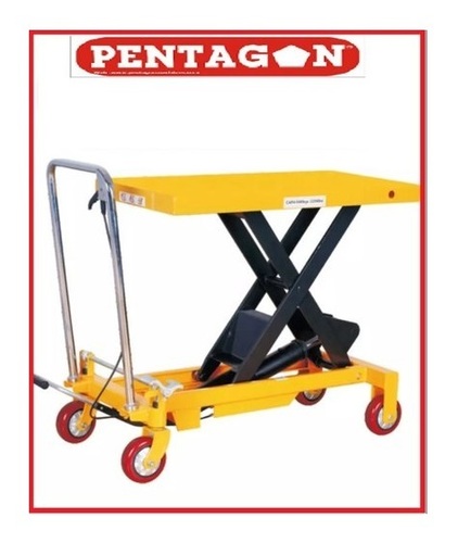 Strong Pentagon Brand Hydraulic Lift Table Truck