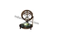 Antique Brass Sundial Compass