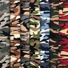 Army camouflage printed twill polyester uniform fabric