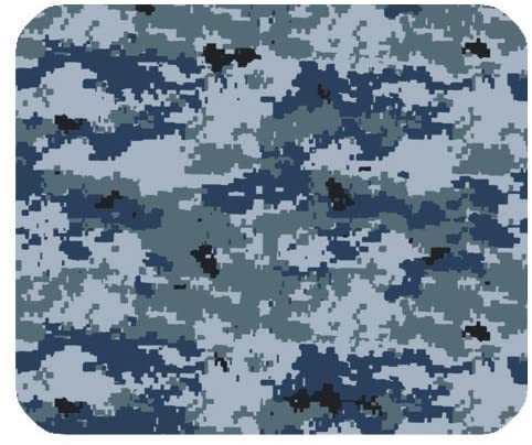 Assorted Blue Army Camouflage Military Uniform Polyester Fabric