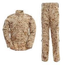 Army desert camouflage uniform fabric polyester
