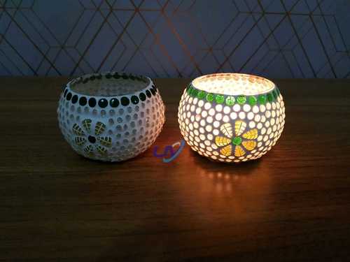 T Light Holders Mosaic