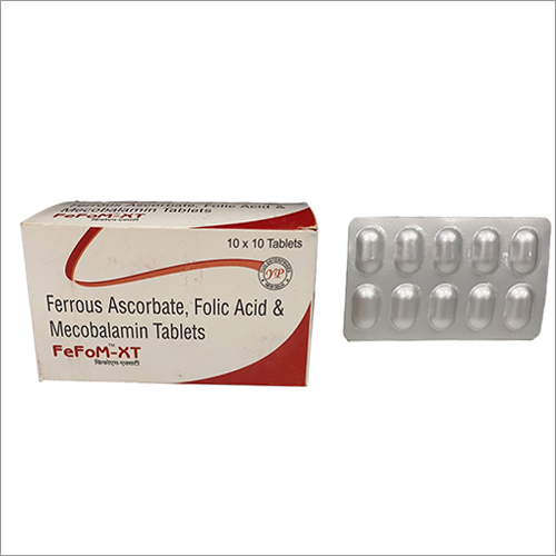 Ferrous Ascorbate Folic Acid And Mecobalamin Tablets