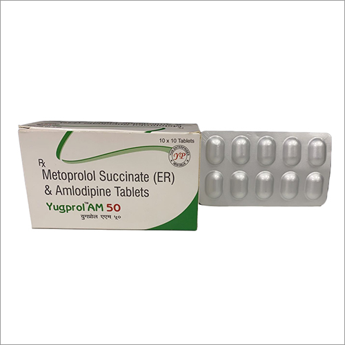Metoprolol Succinate (ER) And Amlodipine Tablets