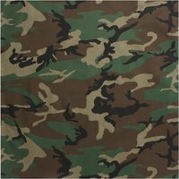 Woodland camouflage military uniform polyester fabric