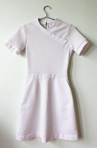 White nurse polyester uniform fabric