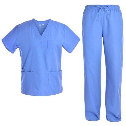 Polyester medical uniform fabric