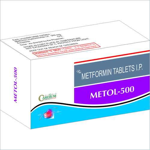 Metol-500 Tablets - Metformin 500mg, Blister Pack | Diabetes Control, Blood Sugar Management, Weight Loss, Improved Insulin