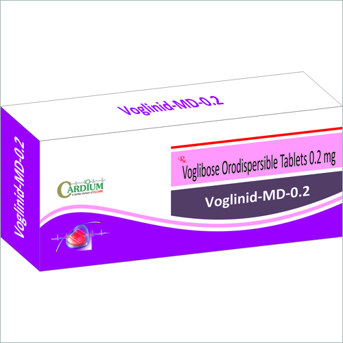 Voglinid-MD-0.2 Tablet - 0.2 mg Orodispersible, Blister Pack | Diabetes Management, Blood Sugar Control, Easy to Administer