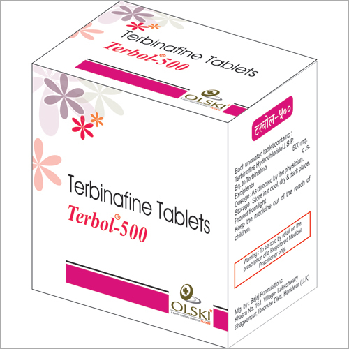 Terbol-500 Tablets - Pink 500mg | Fungal Treatment Skin Infection Fast Action Blister Pack