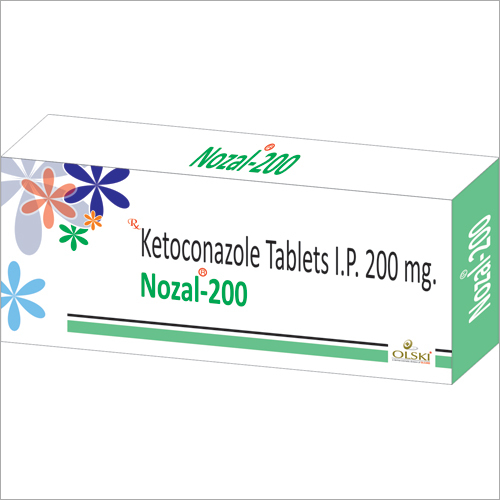 NOZAL-200 TAB - 200 mg Tablets, Blister Pack | Ketoconazole, Fungal Infection Treatment