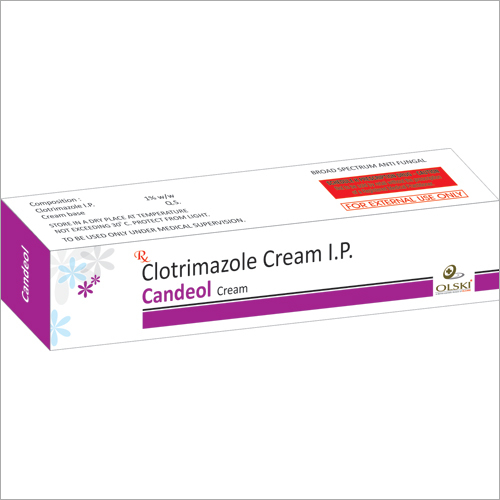Candeol Cream - Purple, 15 gm Tube | Clotrimazole, Anti-Fungal, Skin Relief, Fungal Treatment