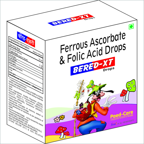 BERED-XT Drops - 100ml, Easy Absorption | Iron Supplement, Folic Acid, Child-Friendly