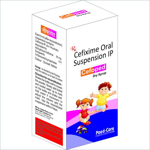 Cefoped Dry Syrup - 60ml Suspension, Cefixime | Fast Relief, Effective Treatment, Safe for Children