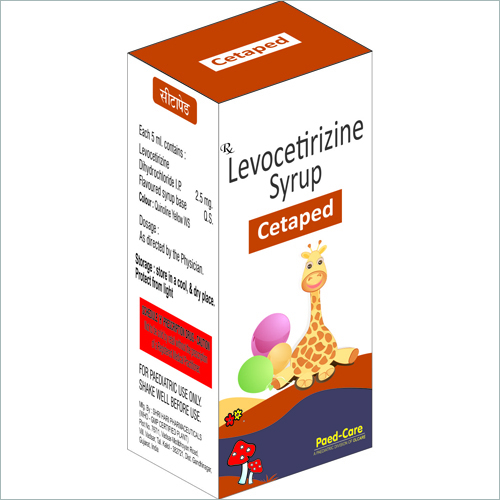 Cetaped Syrup - Brown 100ml, 10ml Dosage | Allergy Relief, Fast Acting, Safe Formula