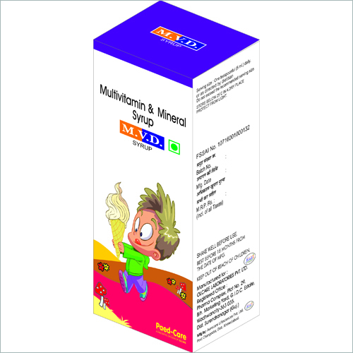 MVD Syrup 200ML - Glass Bottle, 10x5x15cm | Essential Nutrients, Improved Immunity, Child Friendly