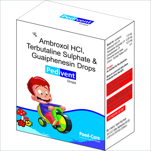 Pedivent Drops - 30ml Bottle, Liquid | Cough Relief, Fast Acting, Child Friendly
