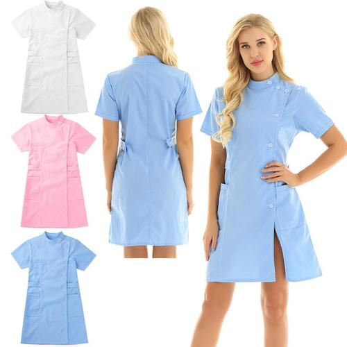 Assorted Polyester Scrub Hospital Nurses Uniform Fabric at Best Price ...