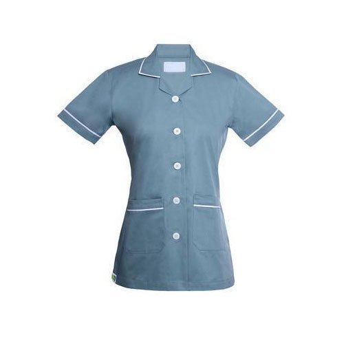 Anti wrinkle soft polyester nurse female hospital uniform fabric