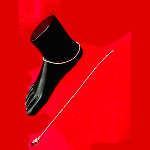 Ladies Imitation Silver Anklet