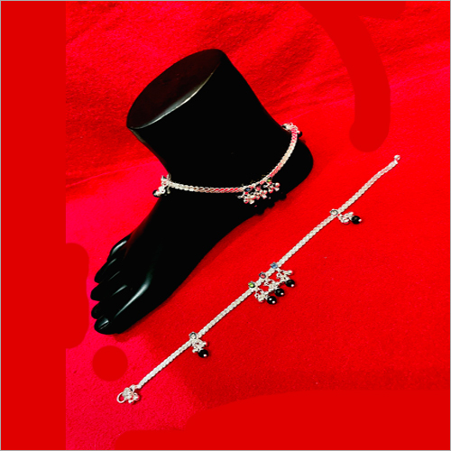 Fancy Silver Anklet