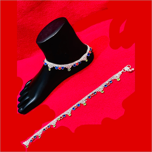 Ladies Silver Plated Anklet