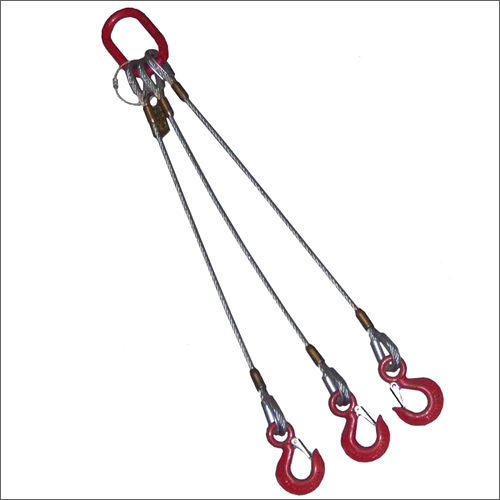 Three Legged Steel Wire Rope Sling Lifting Capacity: 1  To 100 Tonne