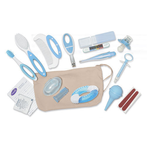 White And Blue Baby Care Kit