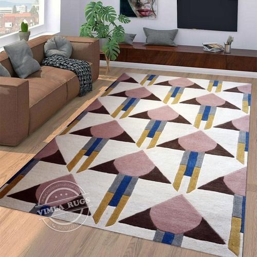 Modern Wool Tufted Floor Rug