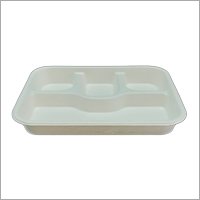 11 Inch Bio Degradable Disposable 4 Compartment Meal Tray