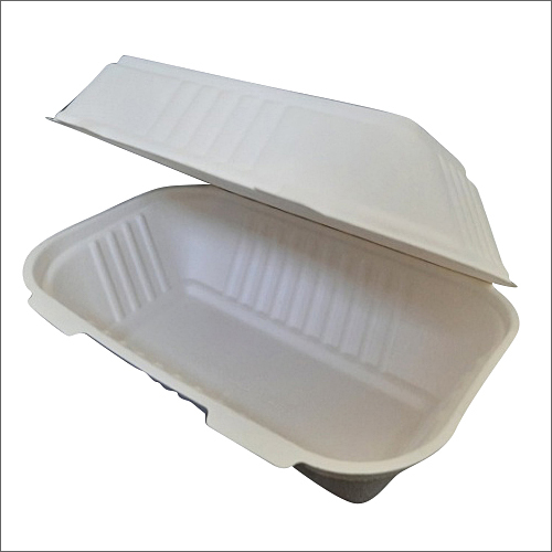 9x6 Inch Bio Degradable Disposable Clamshell By KCONSERVE SOLUTIONS PVT LTD