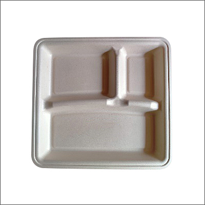 10 Inch Bio Degradable Disposable 3 Compartment Plates By KCONSERVE SOLUTIONS PVT LTD