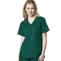 Hospital fast drying green twill medical polyester uniform fabric