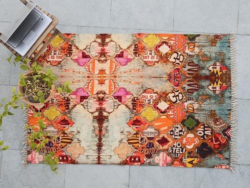 Ethnic Cotton Printed Floor Rug