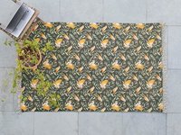 Cotton Printed Rug - 4x6 Feet, Multi-color Design | Hand Washable, Anti-slip, Stain Resistant, Quick Drying, Customizable