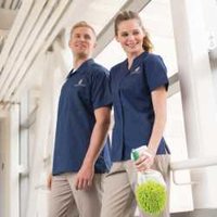 Housekeeping uniform fabric polyester