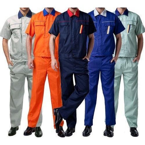 Polyester industrial uniform fabric