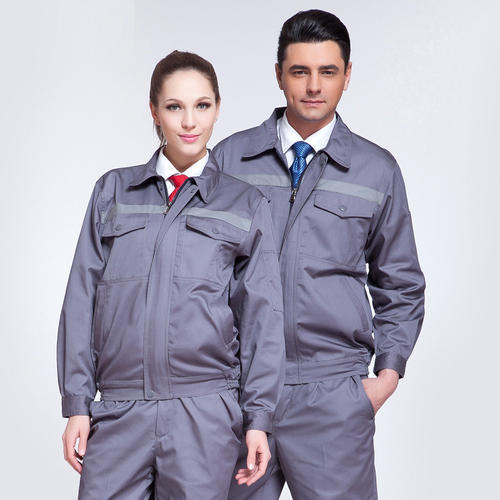 Polyester industrial uniform fabric