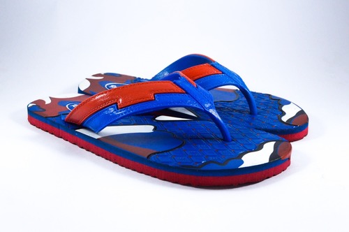 Imboze Slippers - Rubber, Sizes 6 to 9 | Orange, Red, Royal Blue, Stylish for All Seasons, Comfortable PVC Upper