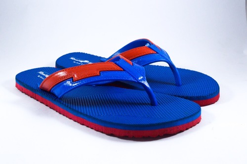 Imboze Rubber Slippers - PVC Upper, Rubber Outsole | Available in Sizes 6 to 9, Men's Summer & Winter Footwear in Orange, Red, Royal Blue